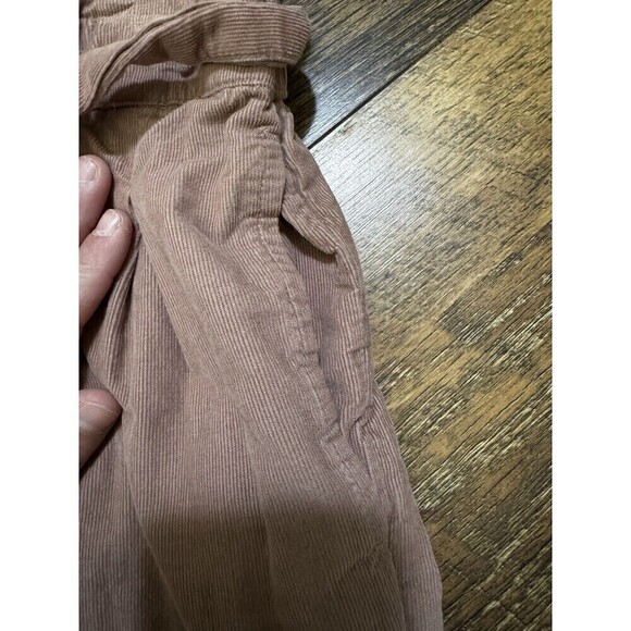 American Eagle Mauve Super High-Rise Baggy Wide Leg Corduroy Pants Women's Small - Picture 3 of 5